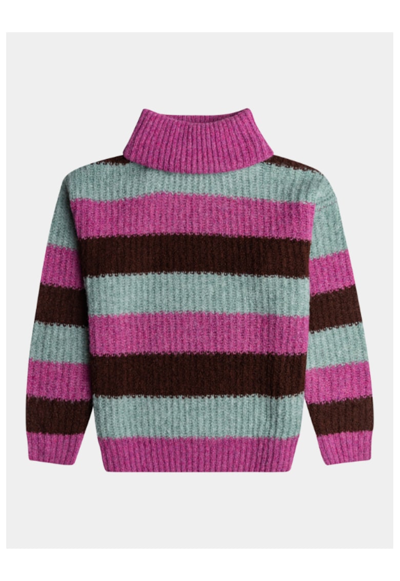 Дамски пуловер - 303012366 - Полиестер - Розово ROXY