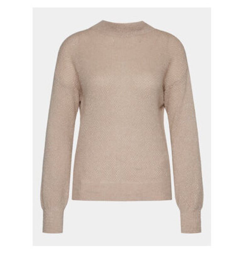 Дамски пуловер -  303917395 - Акрил/Полиестер/Памук - Бежов - Бежов Morgan