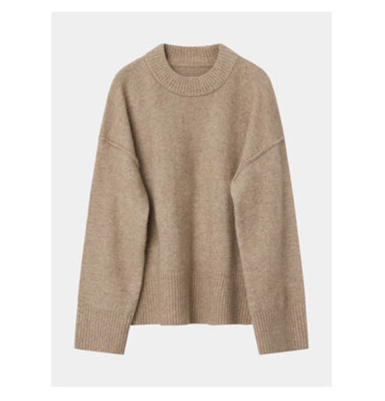 Дамски пуловер -  304007743 - Вълна алпака/Вълна/Полиамид - Бежов - Бежов Day Birger