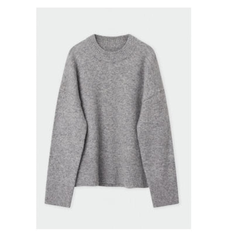 Дамски пуловер -  304007750 - Вълна алпака/Вълна/Рециклиран полиестер - Сив - Сив Day Birger