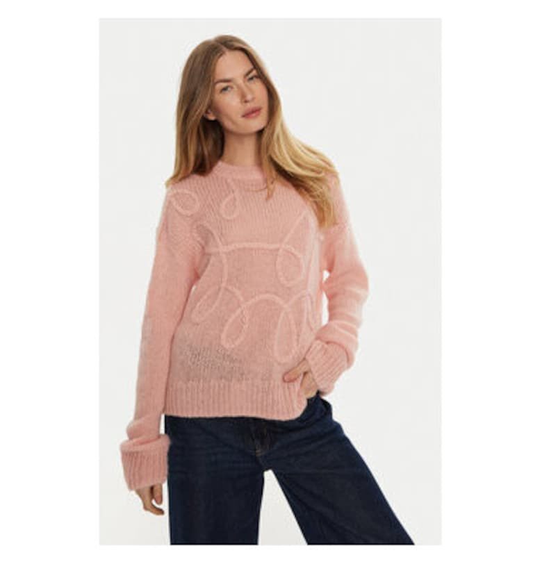Дамски пуловер -  304135460 - Полиамид/Вълна/Алпака - Розов - Розово Munthe
