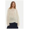 Дамски пуловер -  304135477 - Полиамид/Вълна/Алпака - Бежов - Бежов Munthe
