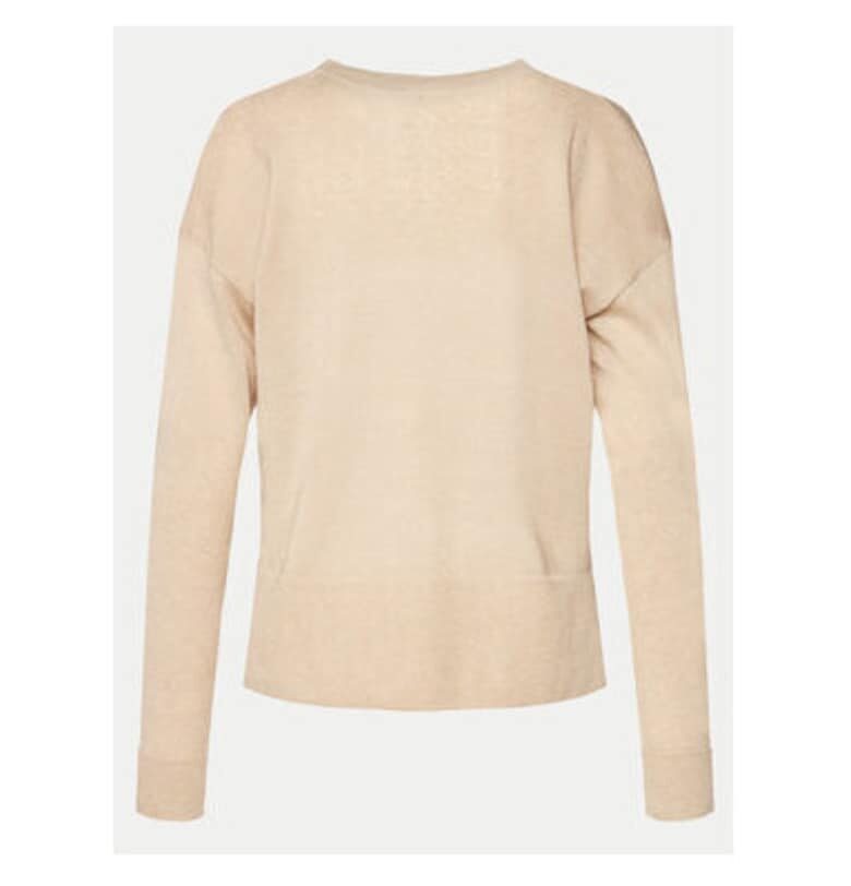 Дамски пуловер -  304144479 - Лен/Полиестер - Бежов GAP