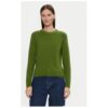 Дамски пуловер -  304454158 - Памук/Найлон - Зелен - Зелен GAP