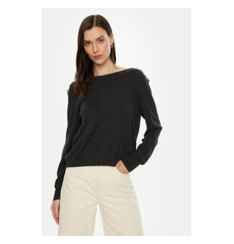 Дамски пуловер -  304485923 - Полиамид/Полиестер/Акрил - Сив Morgan