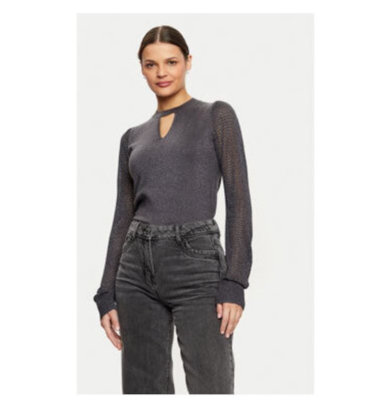 Дамски пуловер -  304486067 - Вискоза/Полиестер - Сив Morgan