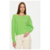 Дамски пуловер -  304610844 - Вълна/Полиамид - Зелен - Зелен American Vintage