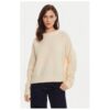 Дамски пуловер - 304610899 - Вълна алпака/Вълна/Полиамид - ML INTL - Бежов American Vintage