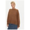 Дамски пуловер -  304750120 - Вълна алпака/Вълна/Рециклиран полиестер - Кафяв - Кафяв Day Birger
