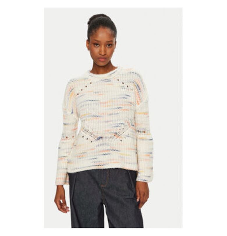 Дамски пуловер -  304891366 - Вълна/Полиамид - Бежов - Бежов Munthe