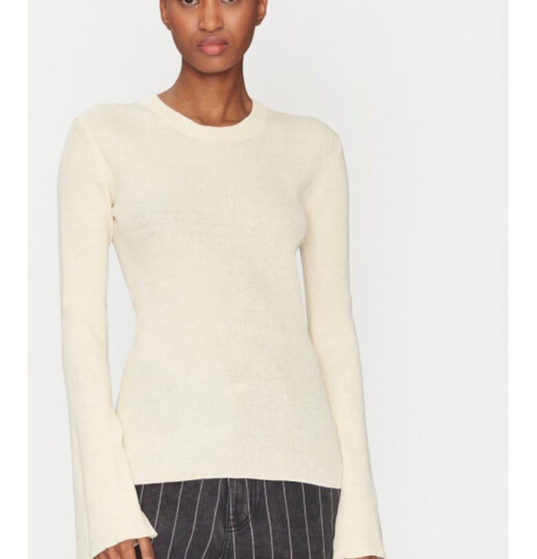 Дамски пуловер -  305138422 - Памук/Полиестер - Бежов - Бежов Day Birger