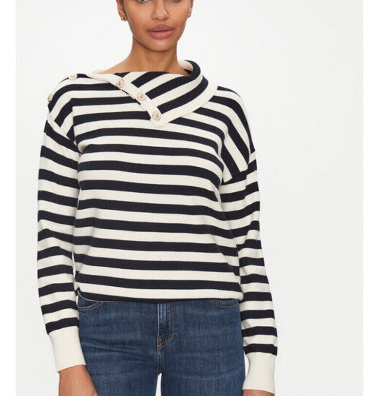 Дамски пуловер -  305253231 - Вискоза/Полиестер - Черен - Черен Morgan