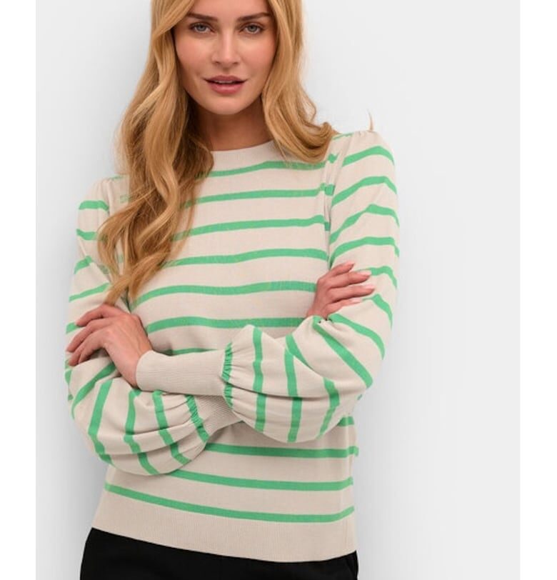 Дамски пуловер -  99151 - зелен - вискоза kaffe