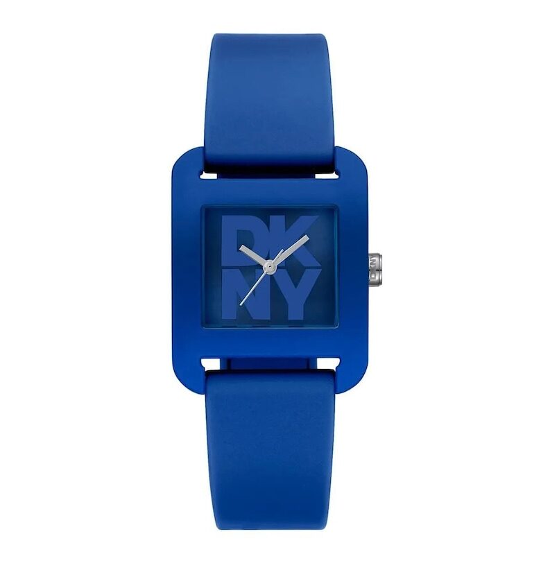 Дамски ръчен часовник  модел DK1L002P0055 - 3 ATM - пластмаса - тъмносин - 26x30мм DKNY