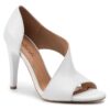 Дамски сандали -  201646557 - Естествена кожа - Бели RPolanski