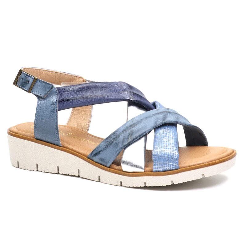 Дамски сандали 2146 тъмносини Lola Canales