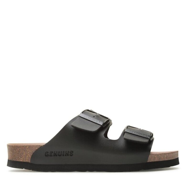 Дамски сандали  302848676 - Текстил - Черен GENUINS