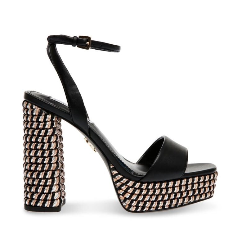 Дамски сандали -  303617 - Екокожа - Черни Steve Madden