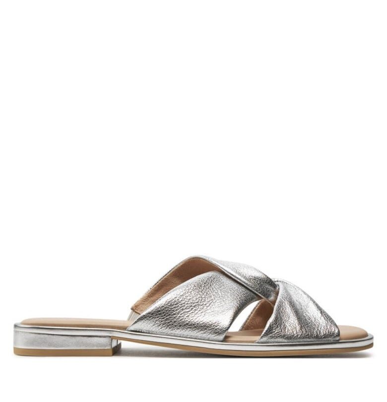 Дамски сандали  303663575 - Естествена кожа - Сребърен Caprice