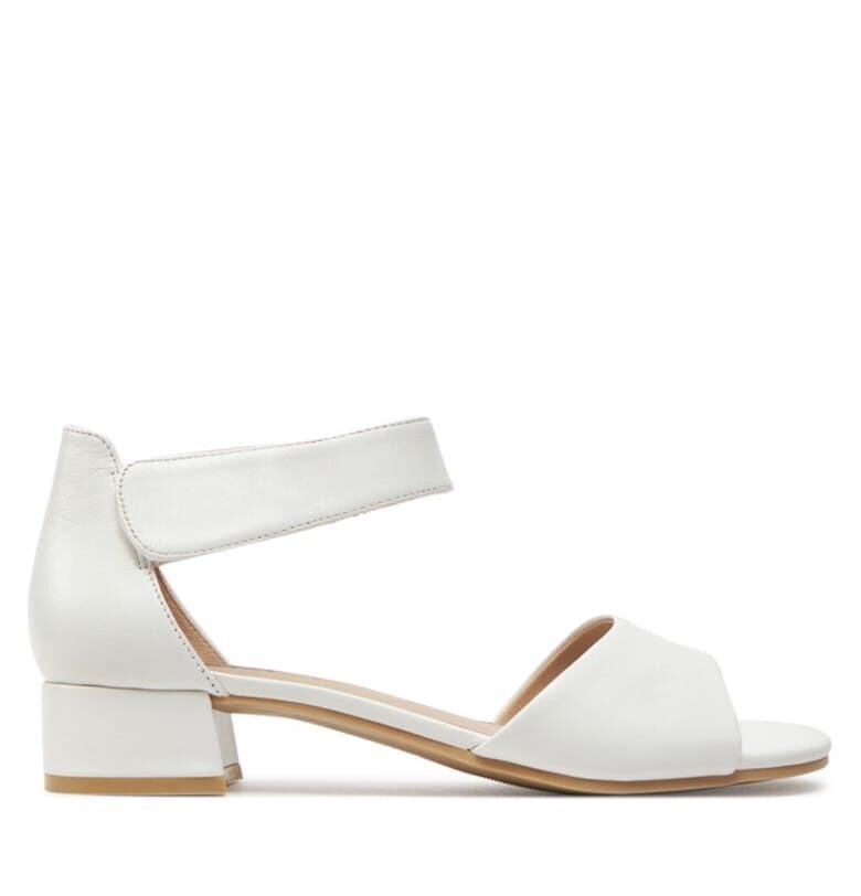 Дамски сандали  303664381 - Естествена кожа - Бели Caprice