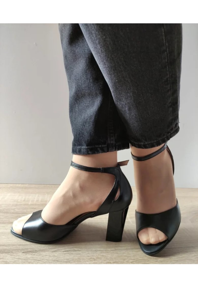 Дамски сандали 32336 - Елегантни Черни - Черно Antonio