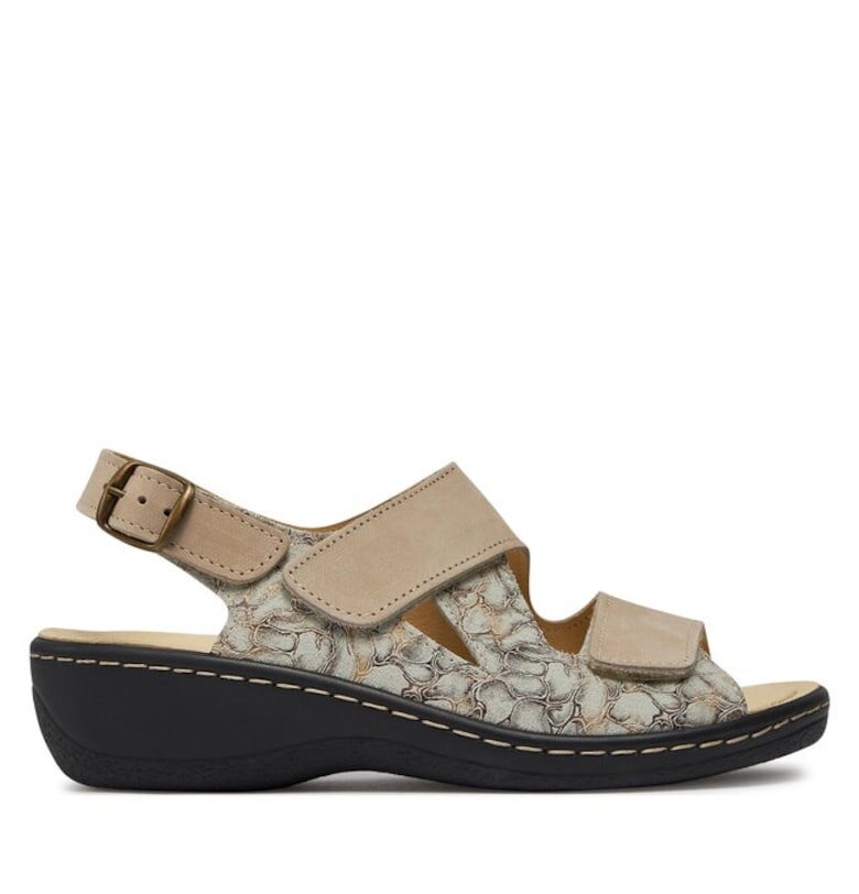 Дамски сандали Brinkmann - 303787899 - Естествена кожа/Нубук - Бежов DrBrinkmann