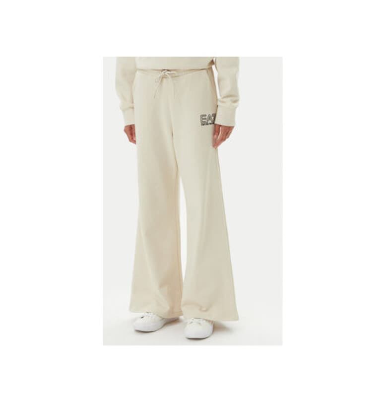 Дамски спортен панталон Emporio Armani  7W000106 AF12473 - памук/полиестер - бежов - Бежов EA7