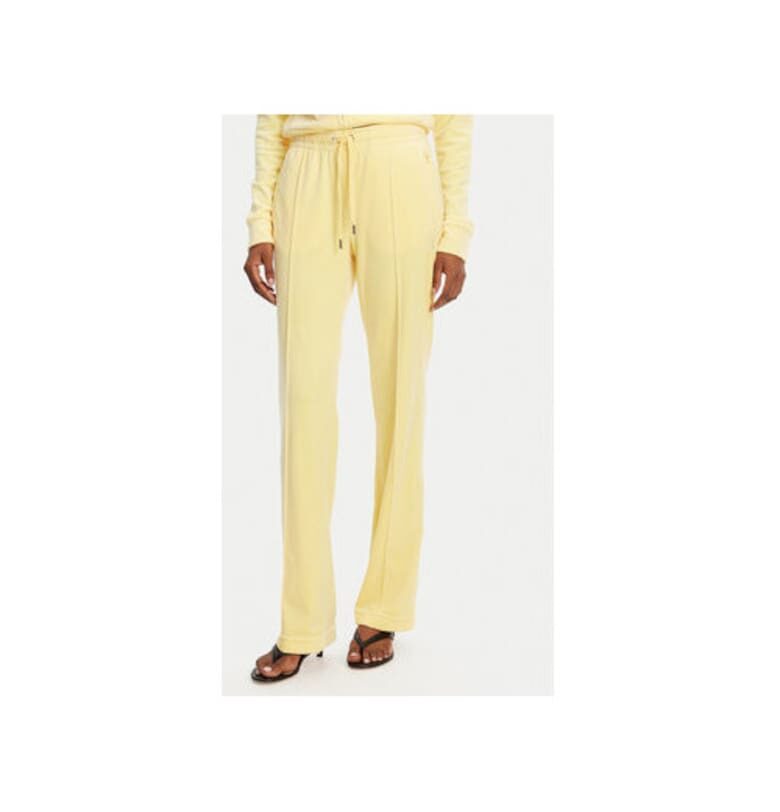 Дамски спортен панталон  JCAPW045 - Полиестер/Еластан - Жълт - Жълт Juicy Couture