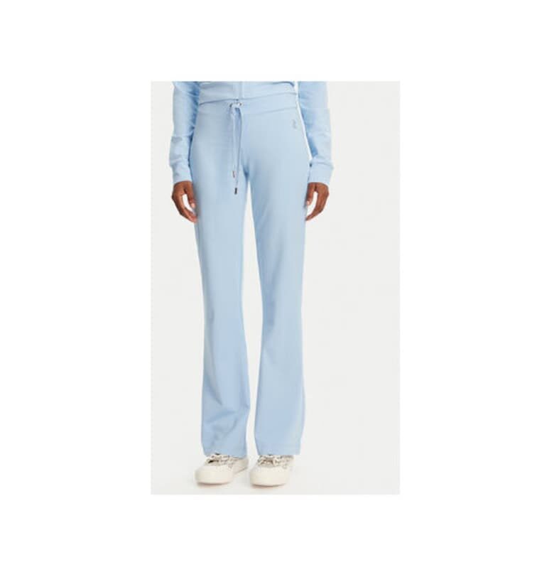 Дамски спортен панталон  JCWBJ125311 - Памук/Модал - Светлосин - Светлосин Juicy Couture