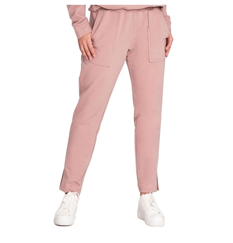 Дамски спортен панталон M1035 -  Памук - Тъмно розов Figl