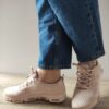 Дамски спортни обувки  104607 - Нюд - Розови Skechers