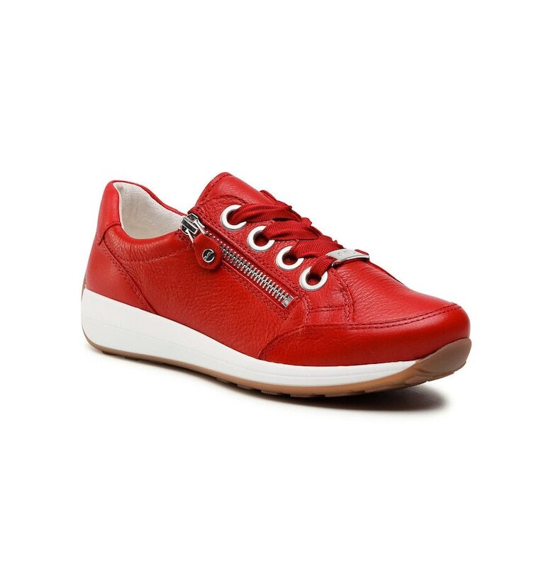 Дамски спортни обувки -  208343 - Естествена кожа - Червен Ara