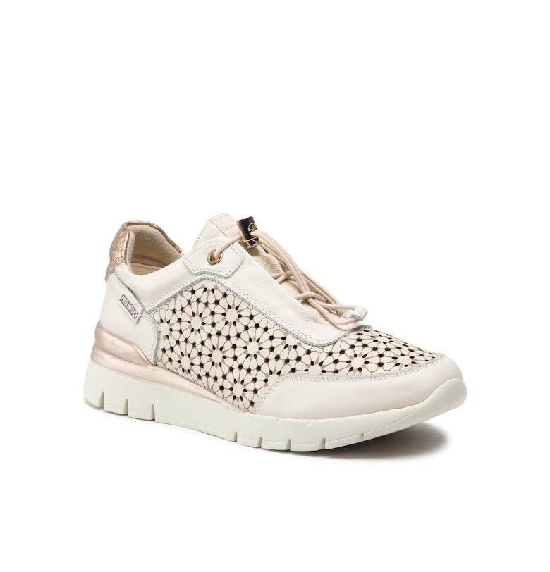 Дамски спортни обувки -  209892567 - Бежови - Естествена кожа Pikolinos