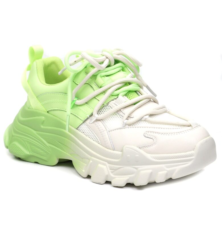 Дамски спортни обувки 2386 зелени - FRANCO GERARDO