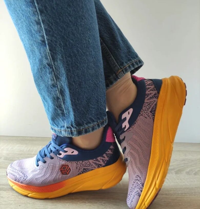 Дамски спортни обувки  27209 лилави + тъмносини - лилави GORETTI