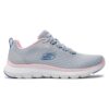 Дамски спортни обувки  303369941 - Текстил - Сив Skechers