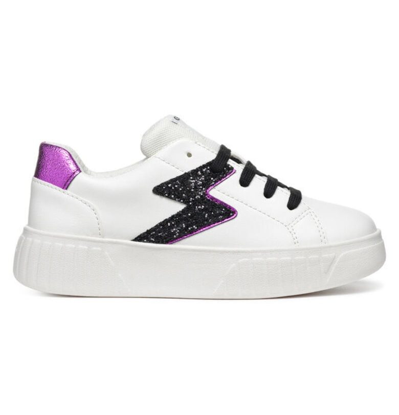 Дамски спортни обувки  304633461 - Екокожа - Бял Geox