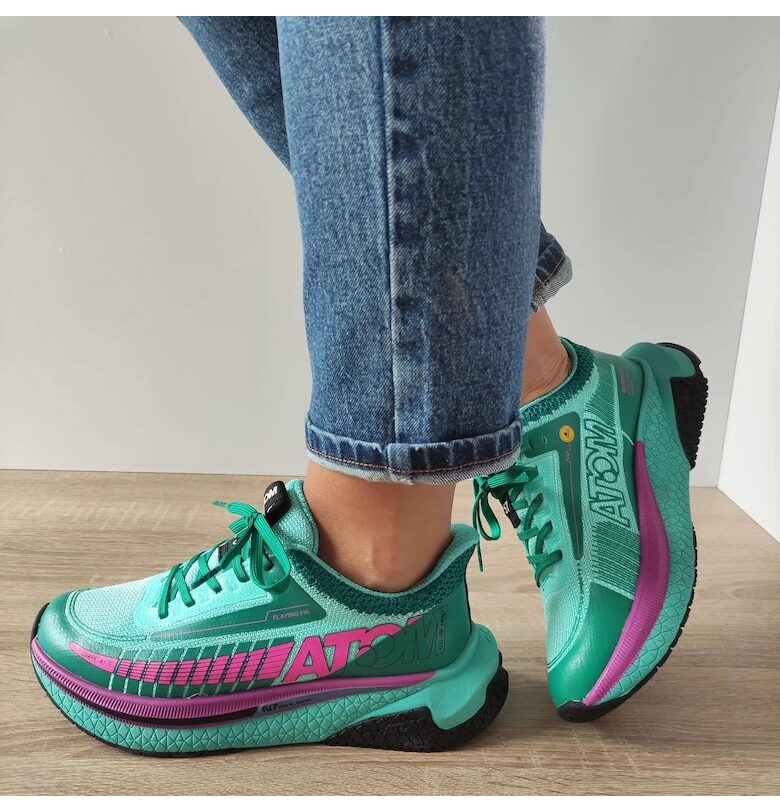 Дамски спортни обувки  50267456 - Зелени Atom