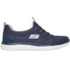 Дамски спортни обувки SUMMITS NEW NATURE 150120 NAVY/PINK Skechers