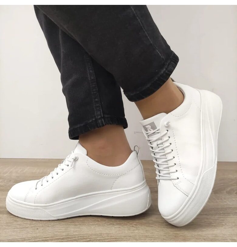 Дамски спортни обувки  W2301-80 Бели - Бяло Rieker