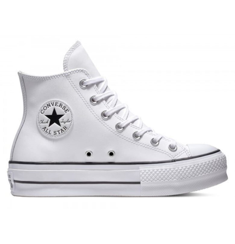 Дамски спортни обувки с платформа  Chuck Taylor All Star Lift Leather High Converse