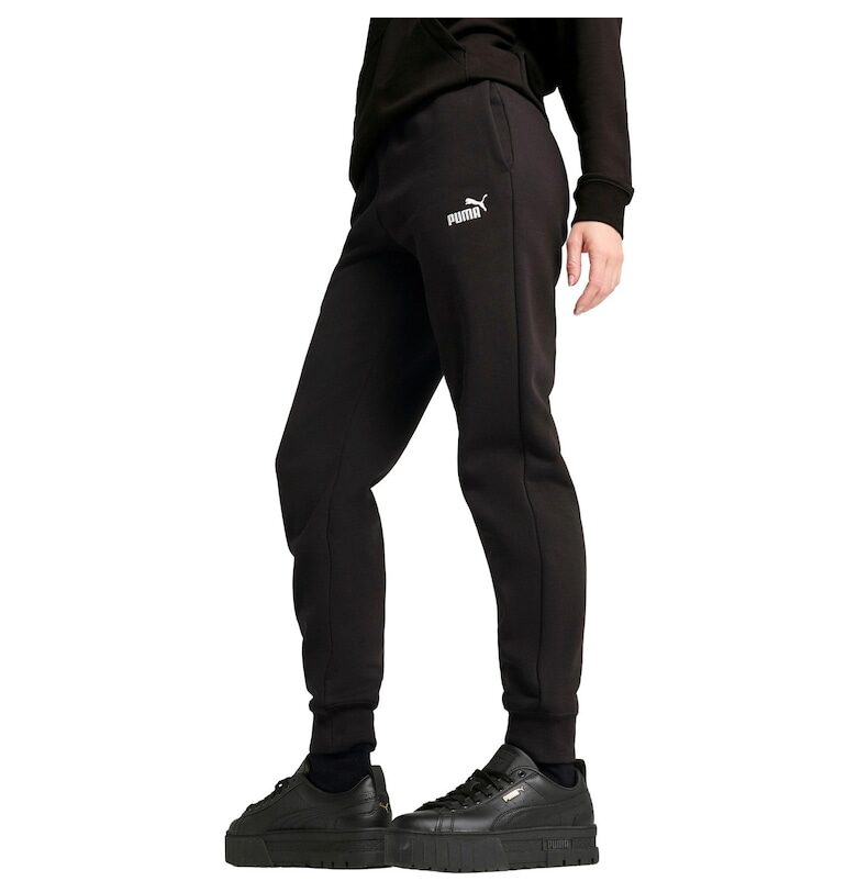 Дамски спортни панталони  Ess с малко лого номер 1 Fl Cl Pu - Черен Puma