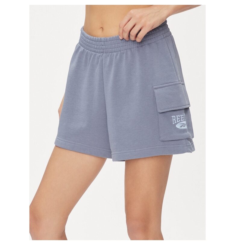 Дамски спортни шорти -  302534050 - Памук - Син Reebok