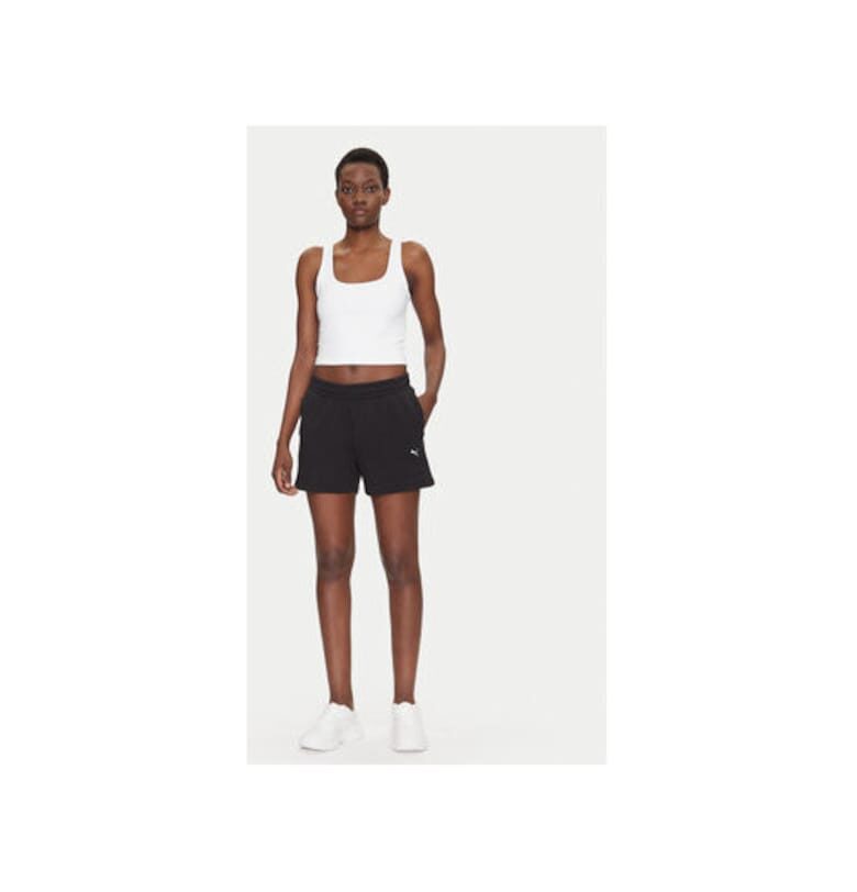 Дамски спортни шорти  685020 - Памучни - XL INTL - Черни Puma