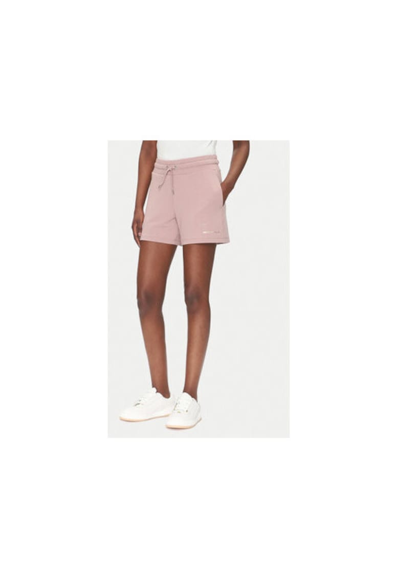Дамски спортни шорти Emporio Armani - 7W000269 AF12482 - Полиестер/Вискоза - Розов - Розово EA7