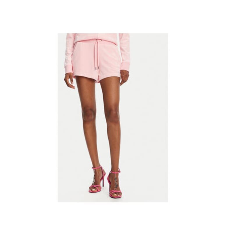 Дамски спортни шорти  JCBHS224801 - Полиестер/Еластан - Розов Juicy Couture
