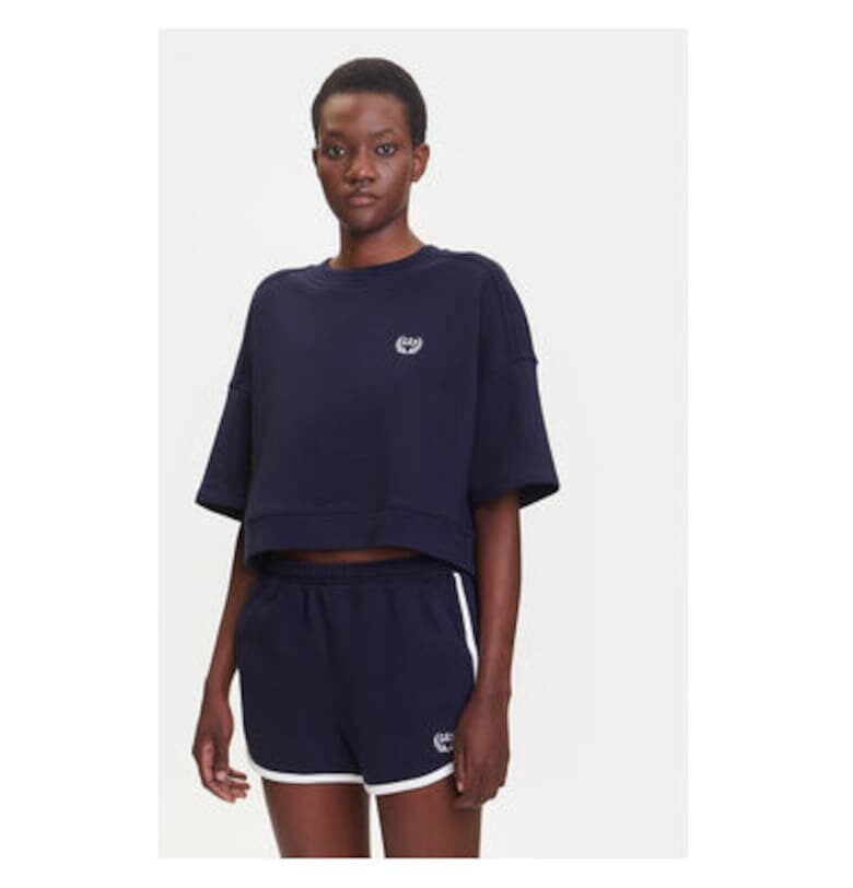 Дамски суитшърт  778442-00 - Памук/Рециклиран полиестер - Тъмносин - Тъмносин GAP