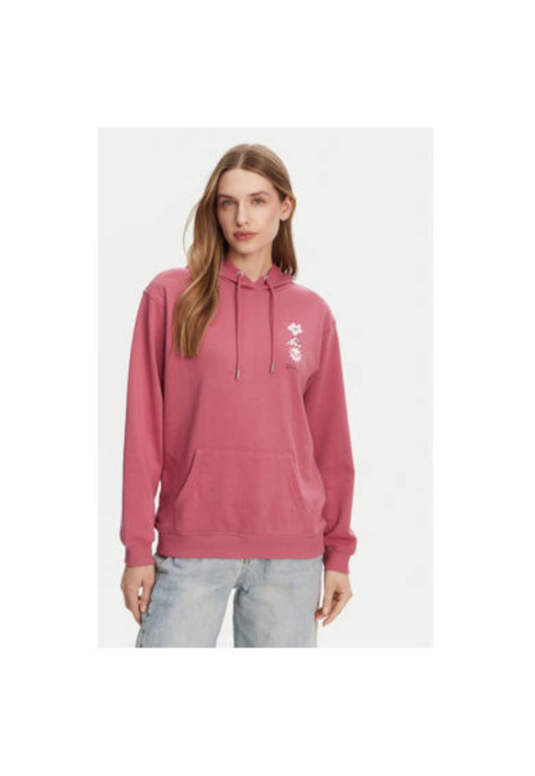 Дамски суитшърт ERJFT04952 - памук/полиестер - розов - Розово ROXY