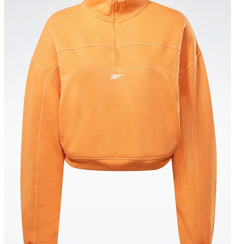 Дамски суитшърт -  Памук - Оранжев - Оранжев Reebok