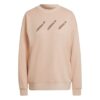 Дамски суичър  Crew - Памук - Бежов adidas